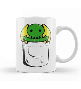 Cute Cthulhu Kupa Bardak Porselen