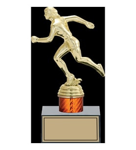 ODAK KUPA - Figürlü Kupalar - Atletizm Kadın Figürlü Kupalar FG-003 C - 21 cm