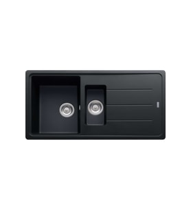 114.0655.949-Franke Basis Bfg 651 Nero Granit Eviye