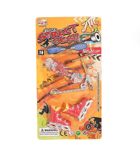 KZL-012-A7 Kartela Kaykay Paten Scooter Oyun Seti -Kızılkaya