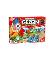 GEZGİN TÜRKİYE YÖRESEL İLLER OYUNU 100. YIL ÖZEL TASARIM (Çok Renkli)