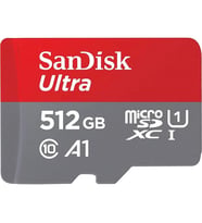 512GB SANDISK ULTRA UHS I MICROSD CARD 150MB/S SDSQUAC-512G-GN6MN