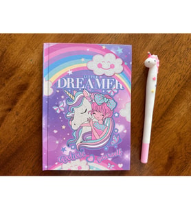 Dreamer Unicorn Defter ve Kalem Seti