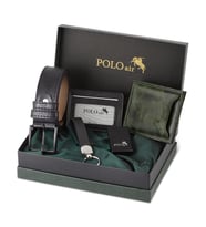 Polo Air Kemer Cüzdan Kartlık Anahtarlık Çakmak Hediyelik Kutusunda CHM-08 (Yeşil)