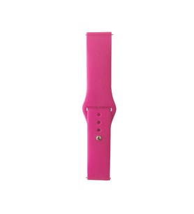 Lexroo Huawei Watch GT 3 42mm Band Serisi 20mm Klasik Kordon Silikon Strap Kayış - Barbie Powder