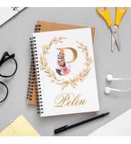 Baş Harf İsimli Defter Kişiye Özel
