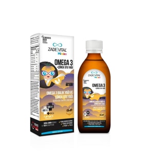 Zade Vital Miniza Omega-3 Balık Yağı Ve Çörek Otu Yağı 150 Ml