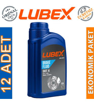 Lubex Brake Fluid DOT 4 Fren Hidrolik Yağı 500 Ml (12 Adet)
