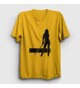 Presmono Unisex Sarı The Bride Film Kill Bill T-Shirt 246481tt