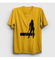 Presmono Unisex Sarı The Bride Film Kill Bill T-Shirt 246481tt