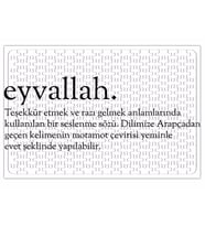 Eyvallah Kelime Puzzle 240 Parça Yapboz