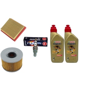 Cf Moto Nk 250 ,250 Sr ,Clx 250 Bakım Seti Castrol Yağ ,İridyum Bujili _Supermoto (Renksiz)