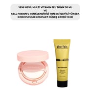 the fair. Multi Vitamin Jel Tonik 30 ml ve Cell Fusion C Renklendirici Kompakt Güneş Kremi 13 G