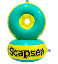 Scapsea İçi Sünger Dolgulu Yüzme Kolluk  Pompa, Taşıma Çantası ve Tamir Kiti Dahil  10-40 Kg Taşıma Kapasiteli (Mavi)