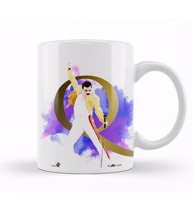 Queen Freddie  Mercury Kupa Bardak Porselen