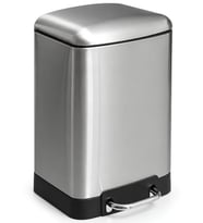 5Five Ariane Metal Pedallı 6 Lt. Inox Çöp Kovası
