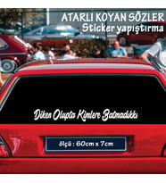 diken olupta, Oto ön arka cam yazıları - özlü espirili komik türkçe koyan sözler