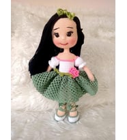 Şirin Neva Bebek Amigurumi Organik Oyuncak