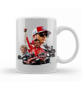 Kimi The Legend Kimi Raikkonen Kupa Bardak Porselen