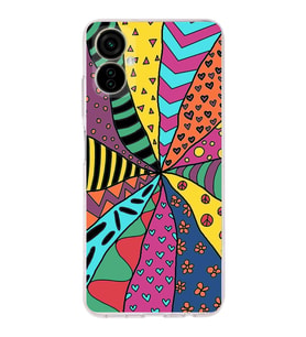 PrintiFy Tecno Camon 19 Neo ile Uyumlu Retro Color 4  Kamera Korumalı Şeffaf  Kılıf
