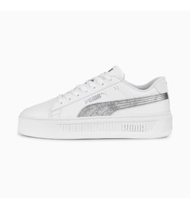 Puma Smash Platform V3 Kadın Günlük Ayakkabı 389402 02 (Beyaz)
