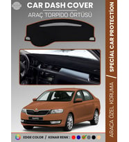 SKODA RAPİD (2013-2017) Torpido Örtüsü Ön Göğüs Halı Torpido Koruma Tam Uyum Kaymaz UV Koruma