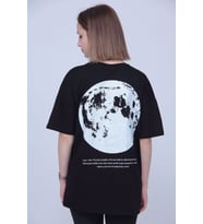 Tasarım The Moon Sırt Baskılı Tshirt (STD)