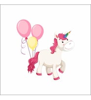 Unicorn sticker Duvar Sticker 25x25 CM