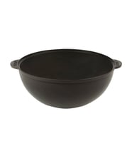 Lava Döküm Yuvarlak Kazan / Tencere. Döküm Demir Yekpare Kulplu Çap(Ø)30cm.