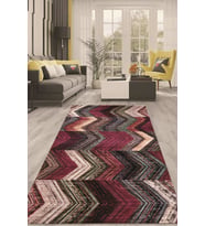 Dijital Kaymaz Taban Yıkanabilir Modern Renkli Salon Halısı Mutfak Halısı Yolluk ND-HT-602 (Çok Renkli)