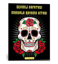 Sevimli Kafatası Mandala Boyama Kitabı (100 MANDALA)