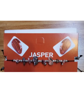 Doğal Taş Ayarlanabilir Jasper Taşı Bileklik
