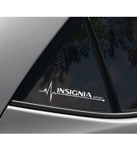 Insignia Yan Cam Sticker Oto Kapı Çıkartma Tuning oto 20 cm x 7 cm yazı 339