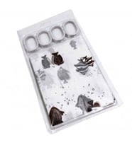 PVC BANYO PERDESİ DESENLİ