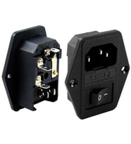 Ayt C7 Dişi Fiş Şase Aç Kapa Anahtarlı Kulaklı Bilgisayar Monitör Power Kablosu Soketi Girişi