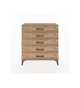 Arges Şifonyer 5 Çekmeceli 88x30x96 Çam-Çam