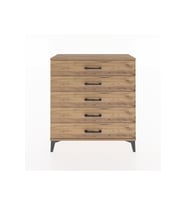 Arges Şifonyer 5 Çekmeceli 88x30x96 Çam-Çam