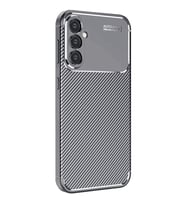 Samsung Galaxy A26 Kılıf Auto Focus Karbon Kapak - Gri