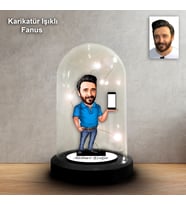KİŞİYE ÖZEL TELEFONCU TASARIM IŞIKLI KARİKATÜR FANUS BİBLO FN150