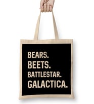 Bears Beets Battlestar Galactica The Office 04 Bez Çanta Uzun Saplı