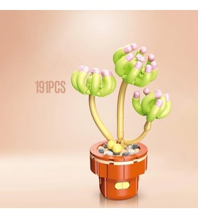 DOSTOYS 113-12 BLOSSOM MİNİ ÇİÇEK BLOK OYUNCAK FASÜLYE SEDUMU 191 PARÇA 6+