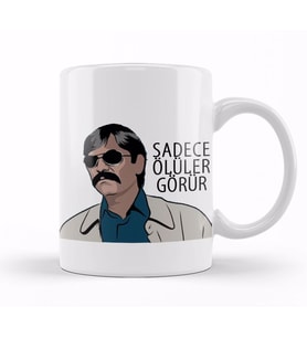 Pala Sadece Ölüler Görür Kupa Bardak Porselen