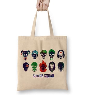 Suicide Squad Enchantress Deadshot Bez Çanta Uzun Saplı
