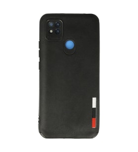 Xiaomi Redmi 9c Kılıf Loop Deri Silikon - Siyah