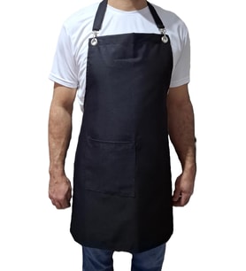 Profesyonel Mutfak Önlüğü,Cepli Ayarlanabilir Askılı belden bağlamalı/Unisex/Kadın/Erkek/Aşçı/Barista/Garson/Restoran/Cafe ve Ev Kullanımı için ideal -Su itici Dayanıklı Kumaş,70x80 cm