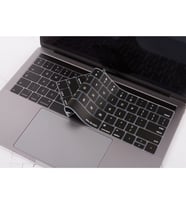 MacBook Pro TouchBar KlavyeKoruyucu 1706 1989 2159 1707 1990 Amerika İngilizce (Siyah)