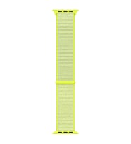 Microsonic Apple Watch Series 8 45mm Hasırlı Kordon Woven Sport Loop Sarı