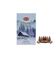 Hem winter forest 2 paket toplam 20 adet geri akış konik tütsü