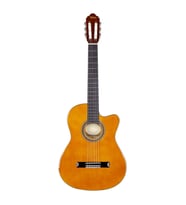 Valencia VC104THNC Klasik Gitar İnce Kasa (Naturel)  Thin Body - Rahat Çalım - Sap Çelikli