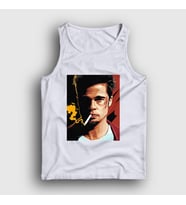 Presmono Unisex Beyaz Tyler Durden Brad Pitt Fight Club Atlet 327452tt (Beyaz)